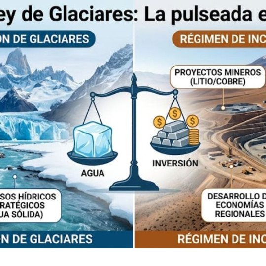 RIGI vs. Ley de Glaciares / La pulseada estratégica por U$S 30.000 millones que define el perfil productivo nacional